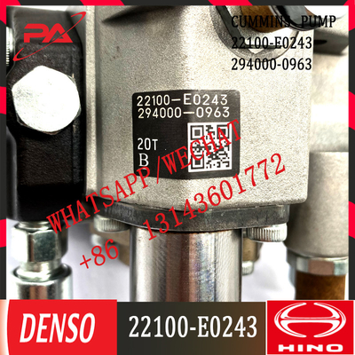 La mejor bomba 294000-0963 del inyector de combustible de diesel de la calidad para HINO 22100-E0243 294000-0963
