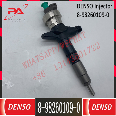 Inyector de combustible común del carril de DENSO 8-98260109-0 295050-1900 295050-0910 295050-0811 para el motor D-máximo de Isuzu