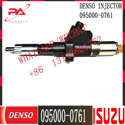 Inyector de combustible común original del carril 095000-0760 095000-0761 DLLA149P786 para 6SD1 ISUZU 1153004151 1-15300415-1
