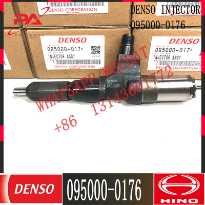 Inyector de combustible común original del carril 095000-0176 para HINO J08C 23910-1033 23910-1034 S2391-01034 095000-0175 095000-0176