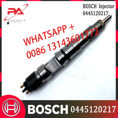 Inyector 0445120217 de Engine Diesel Fuel del excavador de Bosch 0986435526 51101006064