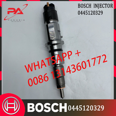Inyector 0445120329 de Engine Diesel Fuel del excavador de Bosch 0445120327 0445120328