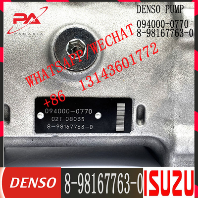 Surtidor de gasolina diesel de la inyección del carril común 094000-0770 para IS-UZU 6WG1 8-98167763-0