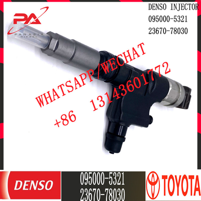 Inyector común diesel del carril de DENSO 095000-5321 para TOYOTA 23670-78030