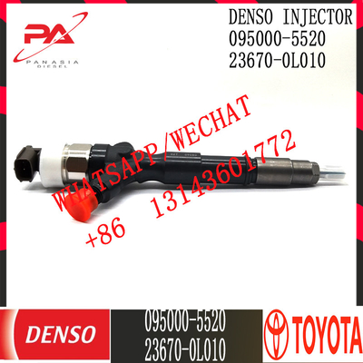 Inyector común diesel del carril de DENSO 095000-5520 para TOYOTA 23670-0L010