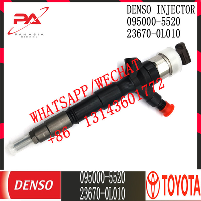 Inyector común diesel del carril de DENSO 095000-5520 para TOYOTA 23670-0L010