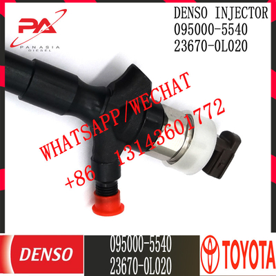 Inyector común diesel del carril de DENSO 095000-5540 para TOYOTA 23670-0L020
