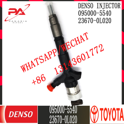 Inyector común diesel del carril de DENSO 095000-5540 para TOYOTA 23670-0L020