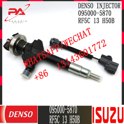 Inyector común diesel del carril de DENSO 095000-5870 para ISUZU