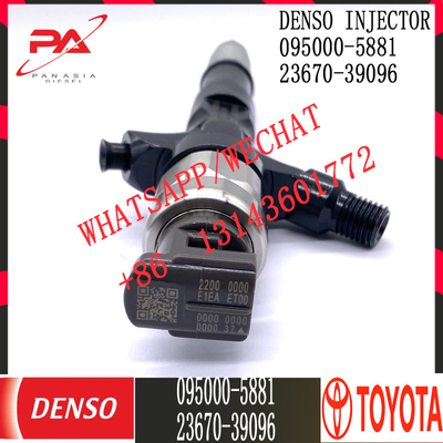 Inyector común diesel del carril de DENSO 095000-5881 para TOYOTA 23670-39096