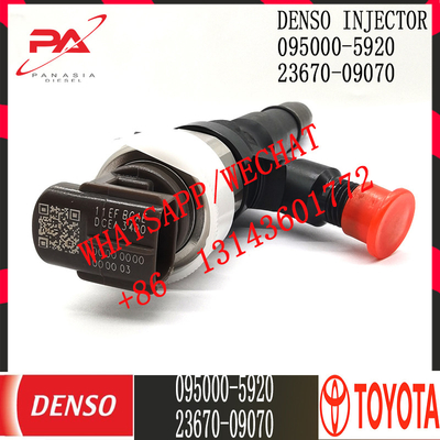 Inyector común diesel del carril de DENSO 095000-5920 para TOYOTA 23670-09070