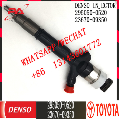 Inyector común diesel del carril de DENSO 295050-0520 para TOYOTA 23670-09350