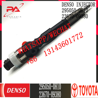 Inyector común diesel del carril de DENSO 295050-0810 para TOYOTA 23670-09380