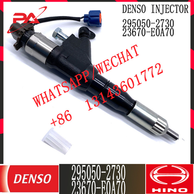 Inyector común diesel del carril de DENSO 295050-2730 para HINO 23670-E0A70