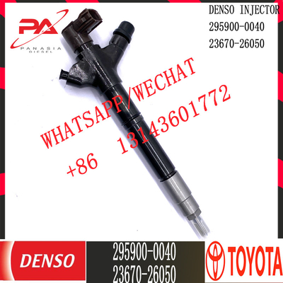 Inyector común diesel del carril de DENSO 295900-0040 para TOYOTA 23670-26050