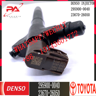Inyector común diesel del carril de DENSO 295900-0040 para TOYOTA 23670-26050