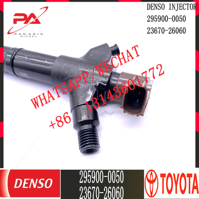 Inyector común diesel del carril de DENSO 295900-0050 para TOYOTA 23670-26060