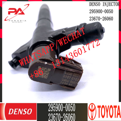 Inyector común diesel del carril de DENSO 295900-0050 para TOYOTA 23670-26060