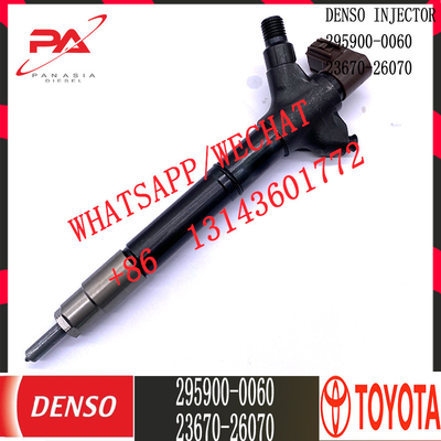 Inyector común diesel del carril de DENSO 295900-0060 para TOYOTA 23670-26070