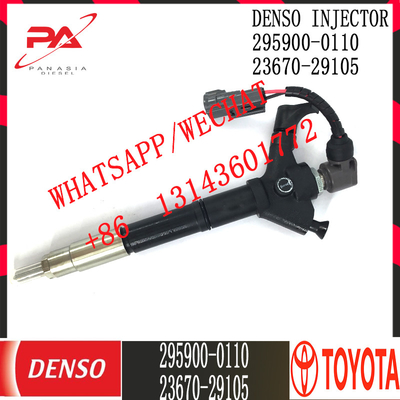 Inyector común diesel del carril de DENSO 295900-0100 para TOYOTA 23670-29105