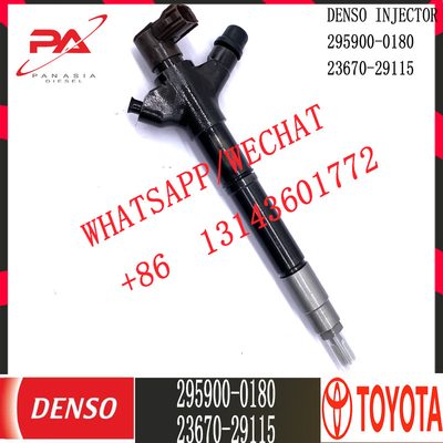 Inyector común diesel del carril de DENSO 295900-0180 para TOYOTA 23670-29115