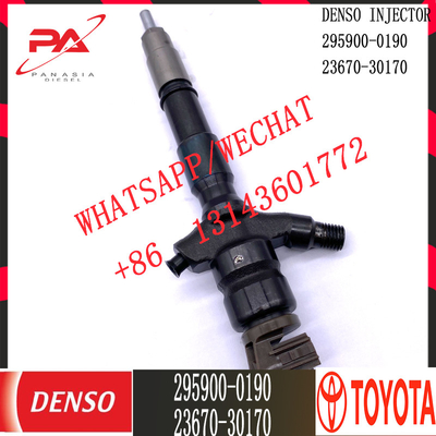 Inyector común diesel del carril de DENSO 295900-0190 para TOYOTA 23670-30170