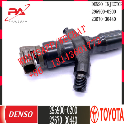 Inyector común diesel del carril de DENSO 295900-0200 para TOYOTA 23670-30440