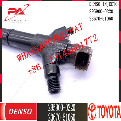 Inyector común diesel del carril de DENSO 295900-0220 para TOYOTA 23670-51060