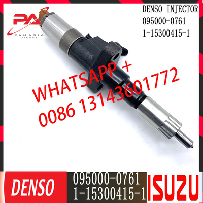 Inyector común diesel del carril de DENSO 095000-0761 para ISUZU 1-15300415-1