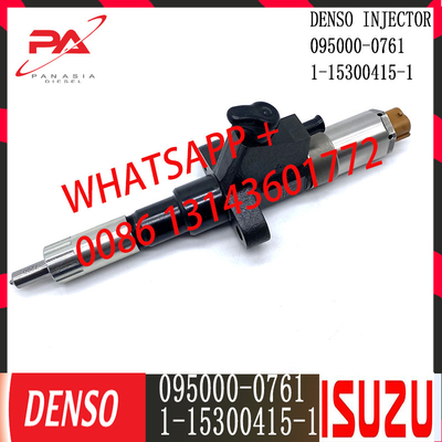 Inyector común diesel del carril de DENSO 095000-0761 para ISUZU 1-15300415-1