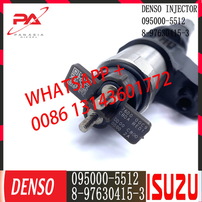 Inyector común diesel del carril de DENSO 095000-5512 para ISUZU 8-97630415-3