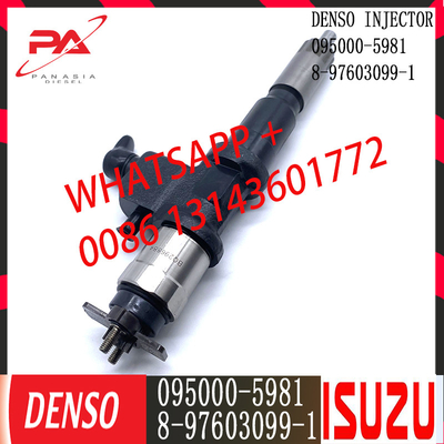 Inyector común diesel del carril de DENSO 095000-5981 para ISUZU 8-97603099-1