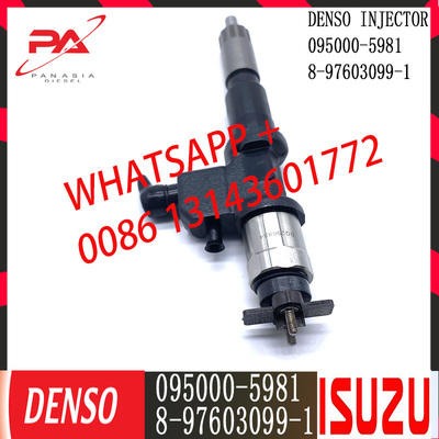 Inyector común diesel del carril de DENSO 095000-5981 para ISUZU 8-97603099-1