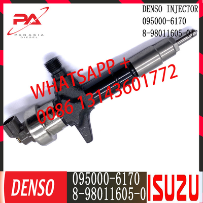 Inyector de combustible común del carril de DENSO 095000-6170 para el motor ISUZU 4JJ1 8-98055863-0