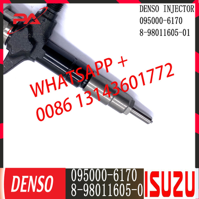 Inyector de combustible común del carril de DENSO 095000-6170 para el motor ISUZU 4JJ1 8-98055863-0