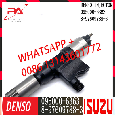 Inyector común diesel del carril de DENSO 095000-6363 para ISUZU 8-97609788-3