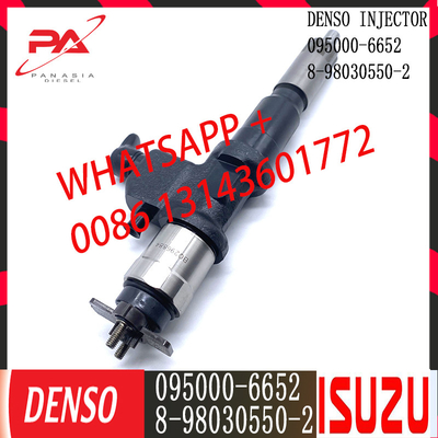 Inyector común diesel del carril de DENSO 095000-6652 para ISUZU 8-98030550-2