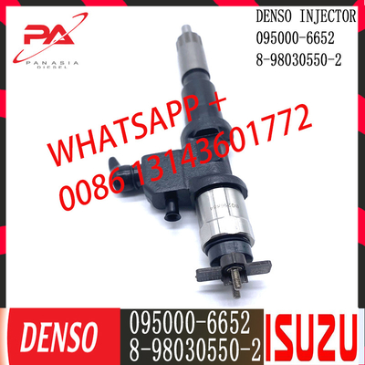 Inyector común diesel del carril de DENSO 095000-6652 para ISUZU 8-98030550-2