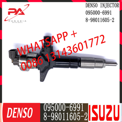 Inyector común diesel del carril de DENSO 095000-6991 para ISUZU 8-98011605-2
