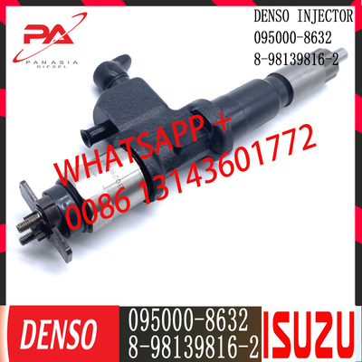 Inyector común diesel del carril de DENSO 095000-8632 para ISUZU 8-98139816-2