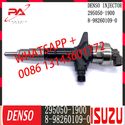 Inyector común diesel del carril de DENSO 295050-1900 para ISUZU 8-98260109-0