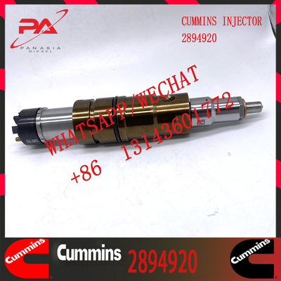 Inyector de combustible común diesel del carril 2086663 1933613 1881565 2894920 para ISX SCANIA