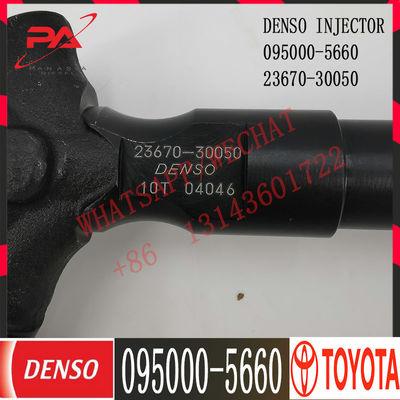095000-5660 inyector de combustible común diesel del carril de DENSO 095000-5660 095000-5881 para Toyota Hilux/Hiace 2KD-FTV 23670-30050
