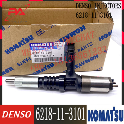 Inyector de combustible diesel común del carril 6218-11-3101 095000-0560 095000-0562 para KOMATSU