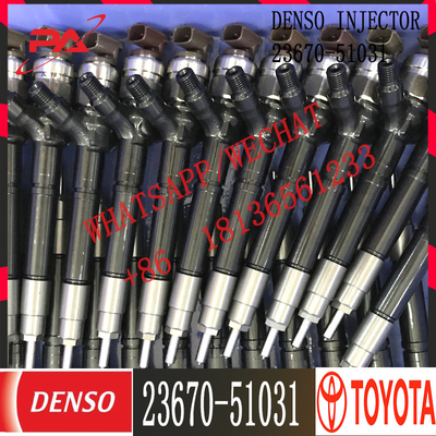 El inyector de combustible común diesel del inyector del carril equipa con inyector 095000-9780 23670-51031 para Toyota