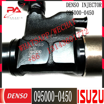 Inyector de combustible común diesel del carril 095000-0450 095000-0451 para IS-UZU 6HK1 8-97601259-0