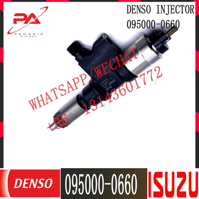 inyector común 8982843930 8-98284393-0 del inyector 095000-0660 del carril para la boca 095000-0660 del inyector del motor de ISUZU 4HK1 6HK1