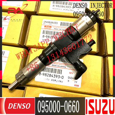 095000-0660 inyector de combustible para Isuzu 4HK1 6HK1 8982843930 8-98284393-0