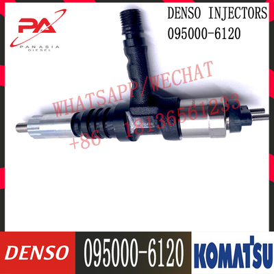 Inyector de combustible diesel 095000-6120 6261-11-3100 0950006120 para KOMATSU PC600 PC450-7 6D140