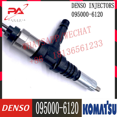 Inyector de combustible diesel 095000-6120 6261-11-3100 0950006120 para KOMATSU PC600 PC450-7 6D140